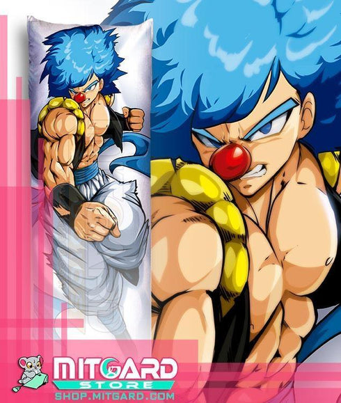 JEFFAR VLOGS Gogeta Payaso Blue Body pillow Dakimakura hugging case comic - 2
